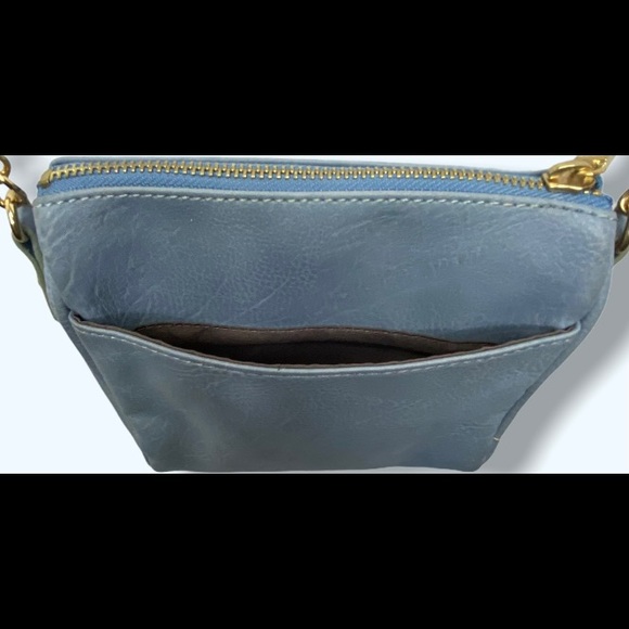 Violet Ray Faux Leather Crossbody Shoulderbag - Picture 11 of 14